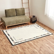 ウール100% 横柄ギャッベ D23 ラグ 140×200cm