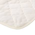 ずれにくいラグ専用 ラグカバー 185×185cm(フランネル/アイボリー) 3枚目画像