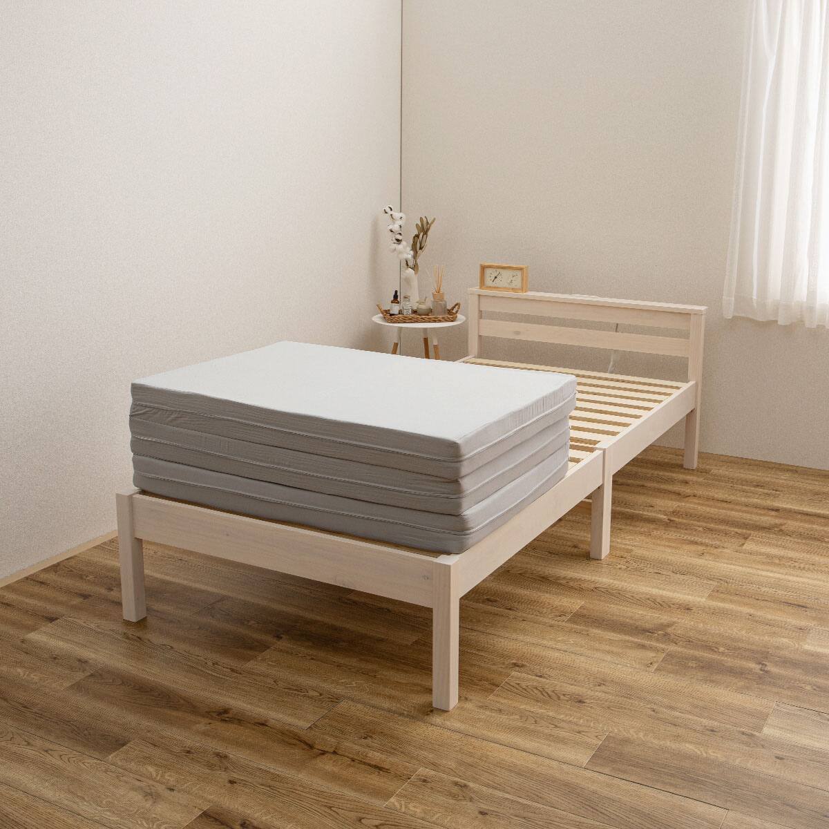 ずれにくい敷きパッド】 敷きパッド&マットレスセット セミダブル