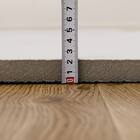 【ずれにくいラグ】ラグカバー&アンダーラグセット 185×185cm(フランネル/アイボリー) 9枚目画像