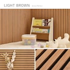 吸音ウォールパネル 6枚セット (ライトブラウン) 3枚目画像