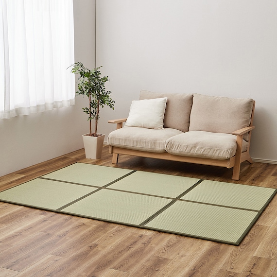 たためる い草置き畳 6面連結 150×225cm 19枚目画像