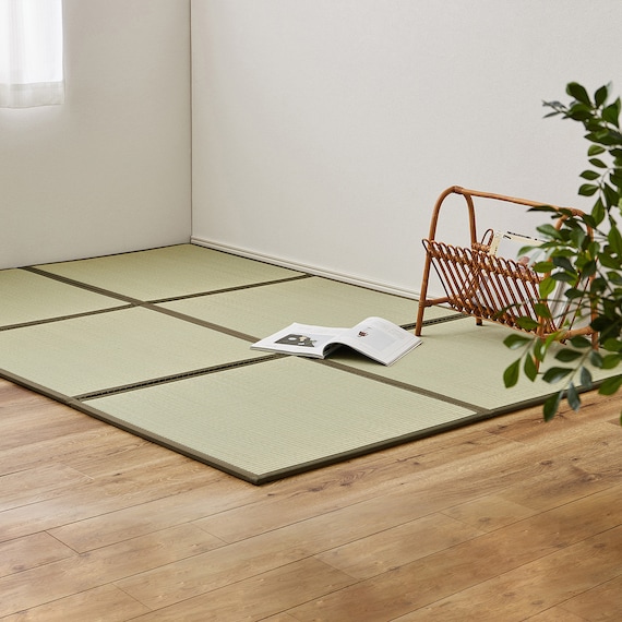 たためる い草置き畳 6面連結 150×225cm 20枚目画像