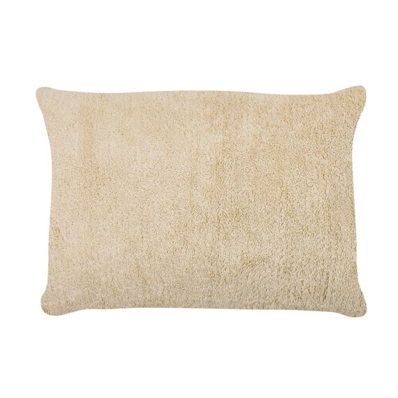 【洗濯機で洗える】ふわもちパイプ枕 50×35cm (タオル BE) 1枚目画像