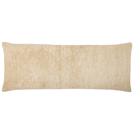 【洗濯機で洗える】ふわもちパイプ枕 90×35cm (タオル BE) 1枚目画像