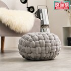 ベルベットプフ M (グレー) 1枚目画像