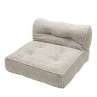 連結できるフロアソファ 1P 布張りタイプ (GY) 2枚目画像