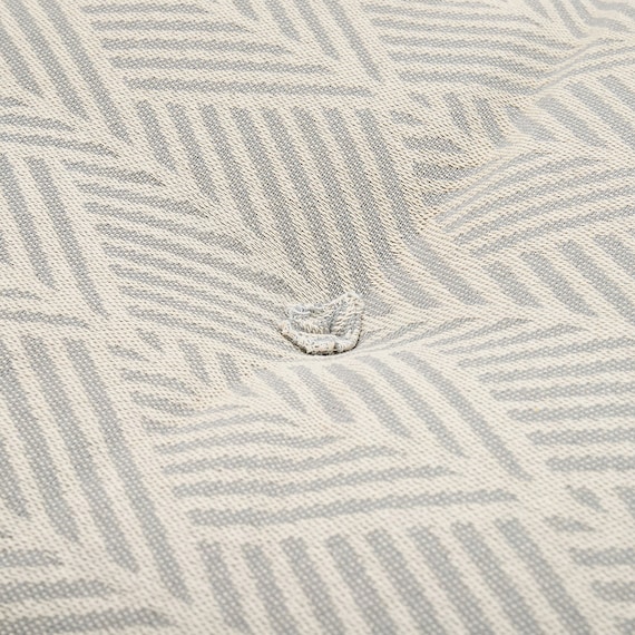 連結できるフロアソファ 1P 布張りタイプ (GY) 3枚目画像