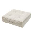 連結できるフロアソファ オットマン 布張りタイプ (GY) 2枚目画像