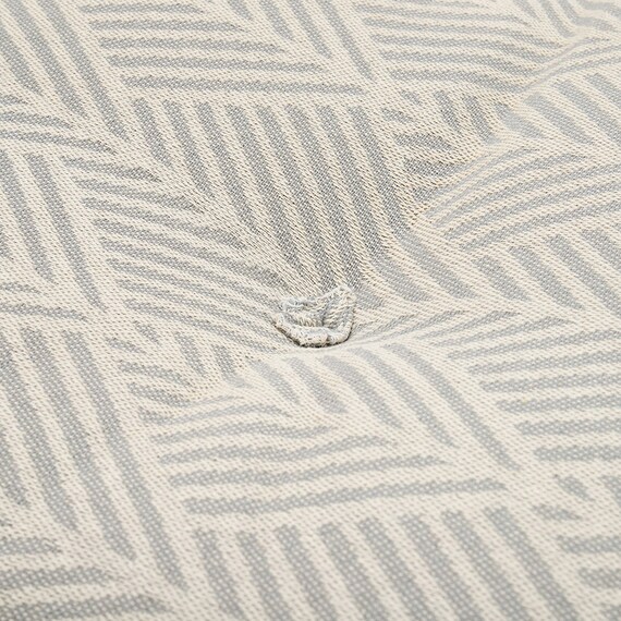 連結できるフロアソファ オットマン 布張りタイプ (GY) 3枚目画像