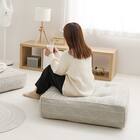 連結できるフロアソファ オットマン 布張りタイプ (GY) 6枚目画像