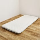 【ずれにくい敷きパッド】敷きパッド&ボックスシーツセット ダブル (キルト/アイボリー) 16枚目画像