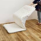 【ずれにくい敷きパッド】敷きパッド＆ボックスシーツセット ダブル (キルト/アイボリー) 17枚目画像