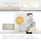 超薄型吸着フロアタイル 30×60cm 54枚セット(マーブルグレー) 11枚目画像