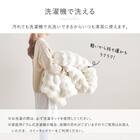 クッションにもなる2WAY毛布 ポコポコ シングル(ベージュ) 8枚目画像