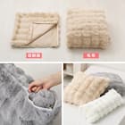 クッションにもなる2WAY毛布 ポコポコ シングル(ベージュ) 10枚目画像