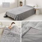 クッションにもなる2WAY毛布 ポコポコ シングル(ベージュ) 12枚目画像