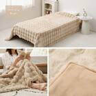 クッションにもなる2WAY毛布 ポコポコ シングル(ベージュ) 14枚目画像