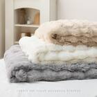 クッションにもなる2WAY毛布 ポコポコ シングル(ベージュ) 15枚目画像