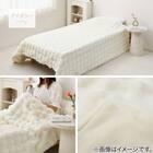 クッションにもなる2WAY毛布 ポコポコ セミダブル(アイボリー) 1枚目画像