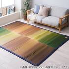 国産い草ラグ Fジョイ (191×191cm グリーン) 1枚目画像