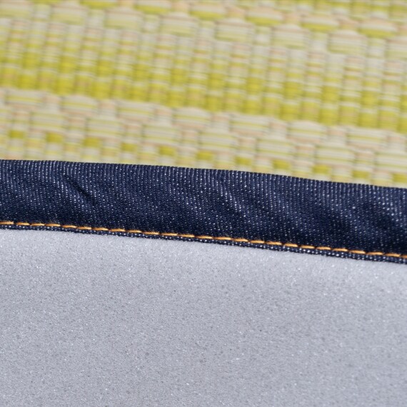 国産い草ラグ Fジョイ (191×191cm グリーン) 5枚目画像