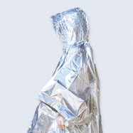 静音設計 緊急簡易アルミポンチョ