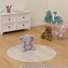 円形マルチマット(ダイニングマット・ペット用マット・お子様のプレイマット・観葉植物マット)　40R　E-1009 8枚目画像