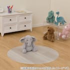 円形マルチマット(ダイニングマット・ペット用マット・お子様のプレイマット・観葉植物マット) 40R E-1012 8枚目画像