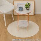 円形マルチマット(ダイニングマット・ペット用マット・お子様のプレイマット・観葉植物マット)　40R　E-1015 1枚目画像