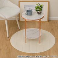 撥水・抗菌・防カビ・床暖対応マルチマット(円形) E-1015