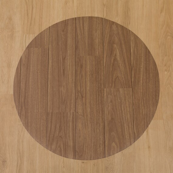 円形マルチマット(ダイニングマット・ペット用マット・お子様のプレイマット・観葉植物マット) 40R E-1023 2枚目画像