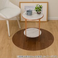 撥水・抗菌・防カビ・床暖対応マルチマット(円形) E-1032