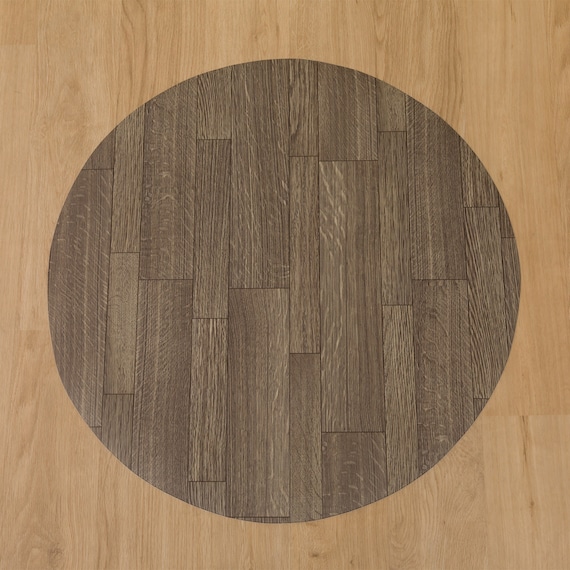 円形マルチマット(ダイニングマット・ペット用マット・お子様のプレイマット・観葉植物マット) 40R E-1044 2枚目画像