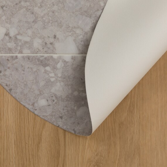 円形マルチマット(ダイニングマット・ペット用マット・お子様のプレイマット・観葉植物マット)　40R　E-1056 5枚目画像