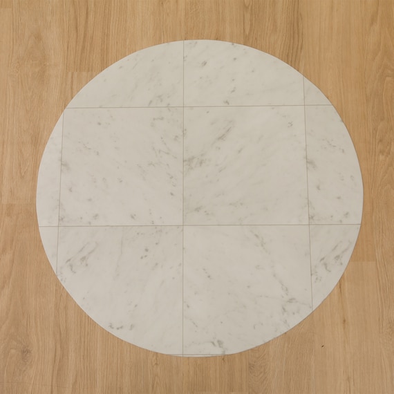 円形マルチマット(ダイニングマット・ペット用マット・お子様のプレイマット・観葉植物マット) 40R E-1057 2枚目画像