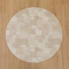 円形マルチマット(ダイニングマット・ペット用マット・お子様のプレイマット・観葉植物マット)　40R　E-1062 2枚目画像