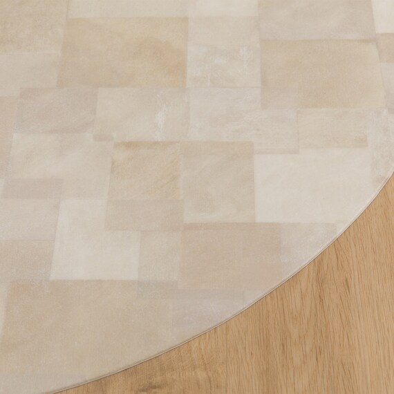 円形マルチマット(ダイニングマット・ペット用マット・お子様のプレイマット・観葉植物マット) 40R E-1062 6枚目画像