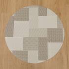 円形マルチマット(ダイニングマット・ペット用マット・お子様のプレイマット・観葉植物マット)　40R　E-1118 2枚目画像