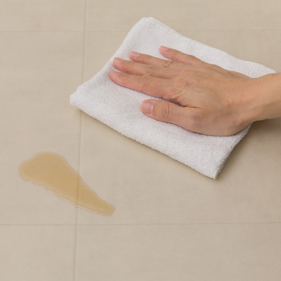 円形マルチマット(ダイニングマット・ペット用マット・お子様のプレイマット・観葉植物マット) 40R S-1405 3枚目画像