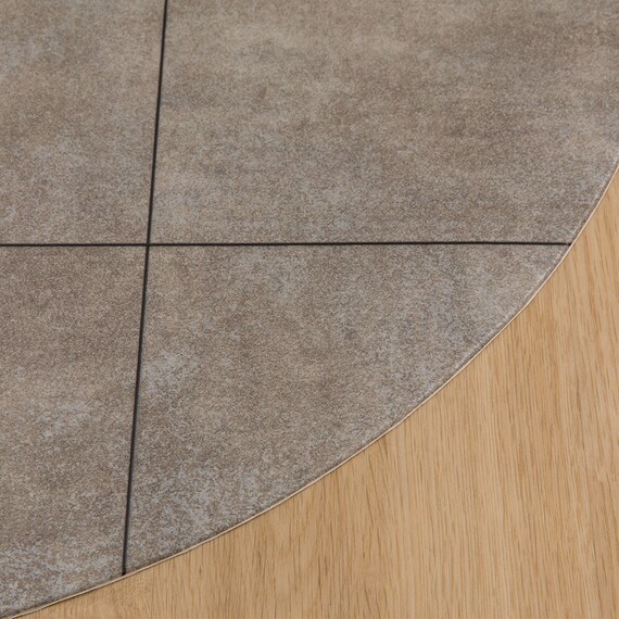 円形マルチマット(ダイニングマット・ペット用マット・お子様のプレイマット・観葉植物マット)　40R　S-1406 6枚目画像