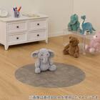 円形マルチマット(ダイニングマット・ペット用マット・お子様のプレイマット・観葉植物マット) 40R S-1406 8枚目画像