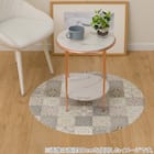 円形マルチマット(ダイニングマット・ペット用マット・お子様のプレイマット・観葉植物マット) 40R S-1414 1枚目画像