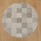 円形マルチマット(ダイニングマット・ペット用マット・お子様のプレイマット・観葉植物マット)　40R　S-1414 2枚目画像