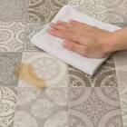 円形マルチマット(ダイニングマット・ペット用マット・お子様のプレイマット・観葉植物マット) 40R S-1414 3枚目画像