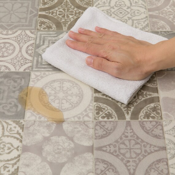 円形マルチマット(ダイニングマット・ペット用マット・お子様のプレイマット・観葉植物マット)　40R　S-1414 3枚目画像