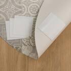 円形マルチマット(ダイニングマット・ペット用マット・お子様のプレイマット・観葉植物マット)　40R　S-1414 7枚目画像