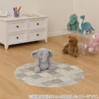 円形マルチマット(ダイニングマット・ペット用マット・お子様のプレイマット・観葉植物マット) 40R S-1414 8枚目画像