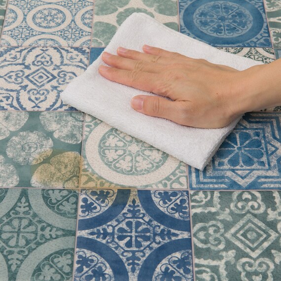 円形マルチマット(ダイニングマット・ペット用マット・お子様のプレイマット・観葉植物マット) 40R S-1415 3枚目画像