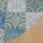 円形マルチマット(ダイニングマット・ペット用マット・お子様のプレイマット・観葉植物マット) 40R S-1415 6枚目画像